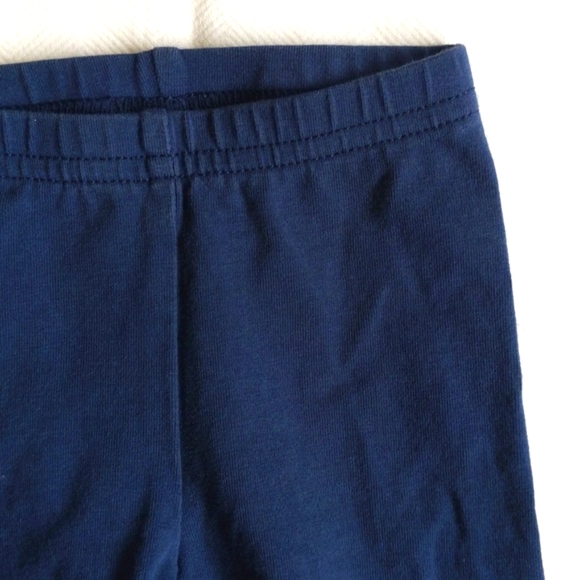 carter's basic navy blue stretch cotton leggings 3 months baby girl - Picture 2 of 5